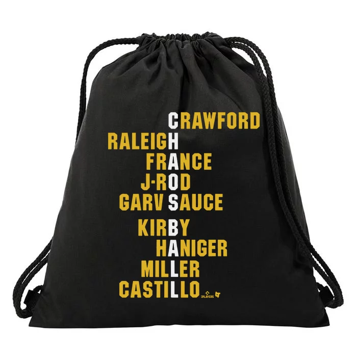 Chaos Ball Names 2024 Crawford Raleigh Drawstring Bag