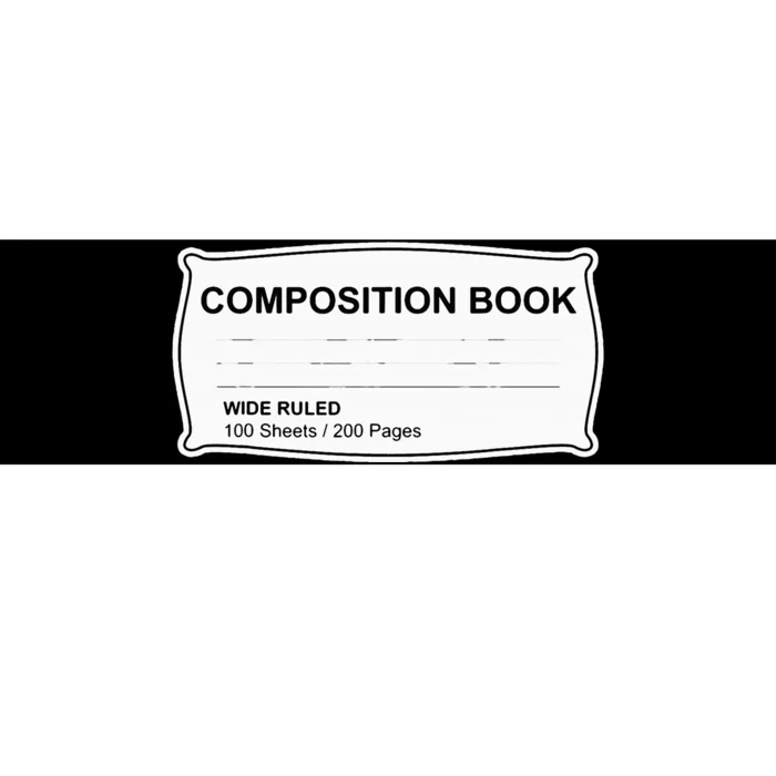 Composition Book Notebook TeacherS Halloween Group Costume Bumper Sticker