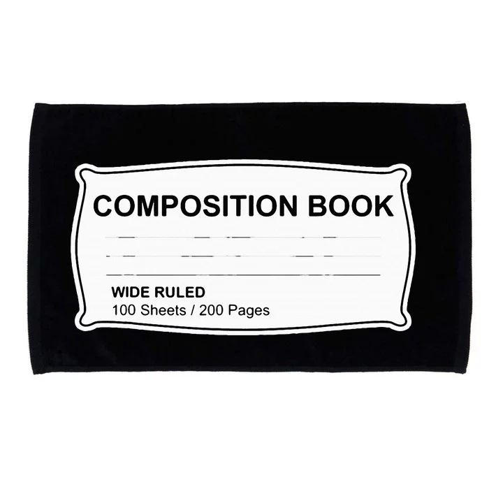 Composition Book Notebook TeacherS Halloween Group Costume Microfiber Hand Towel