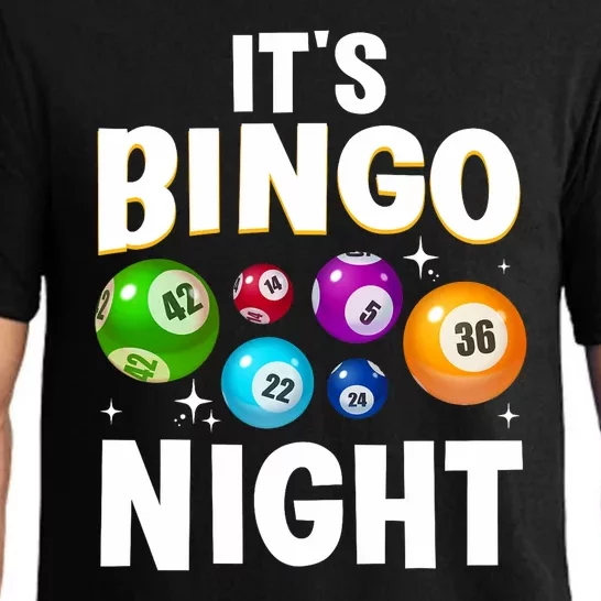 Cool Bingo Night Art Bingo Lover Bingo Player Pajama Set