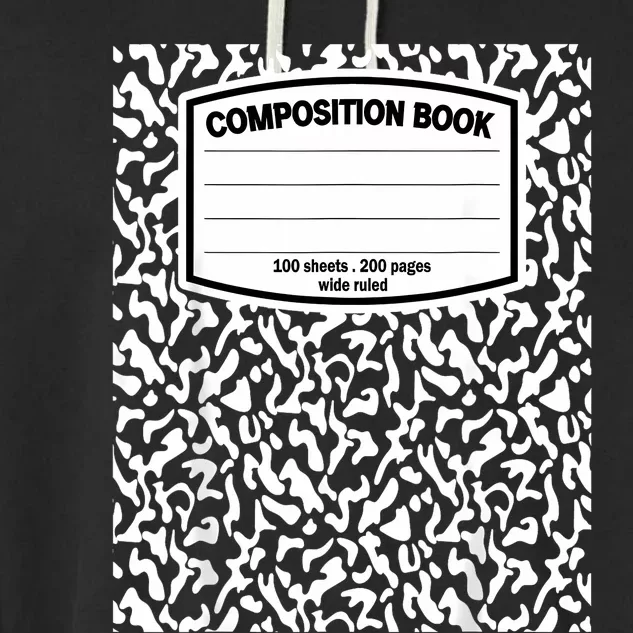 Composition Book Notebook Matching Group Halloween Teacher Garment-Dyed Fleece Hoodie