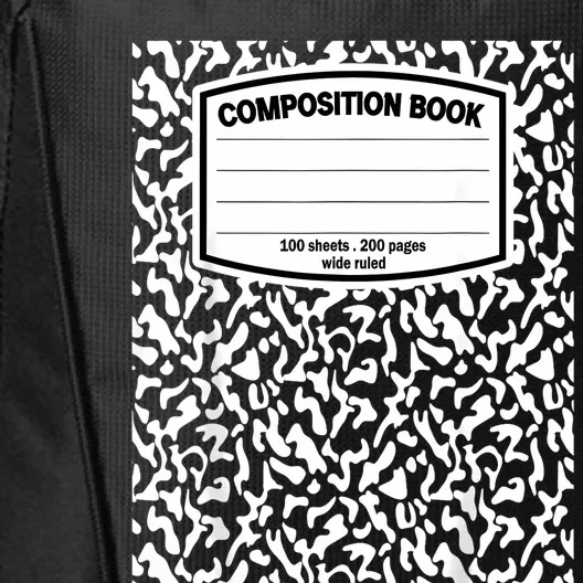 Composition Book Notebook Matching Group Halloween Teacher City Backpack