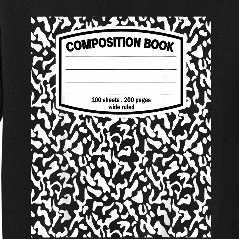 Composition Book Notebook Matching Group Halloween Teacher Tall Sweatshirt