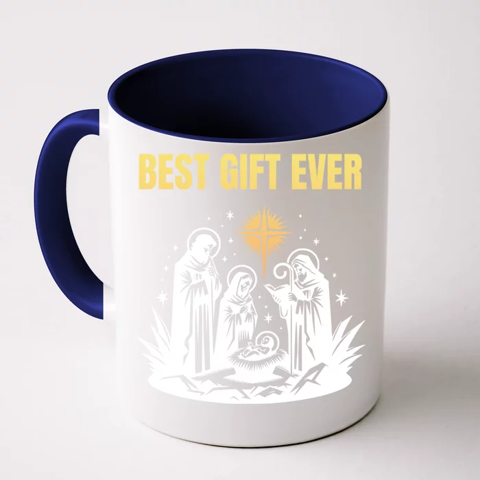 Christmas Best Nativity Xmas Christian Jesus Front & Back Coffee Mug