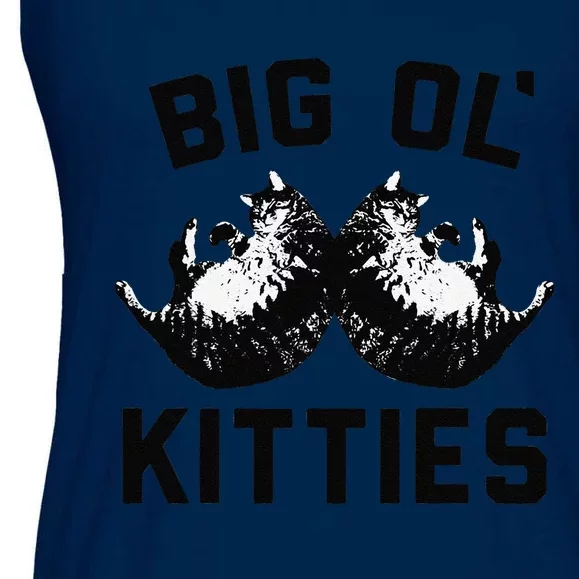 Cat Big Ol Kitties Cat Lover Ladies Essential Flowy Tank