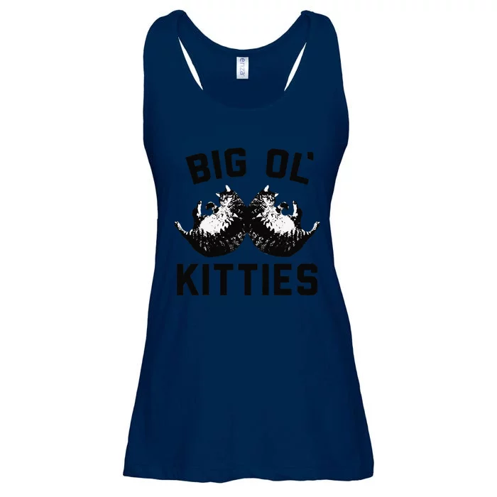 Cat Big Ol Kitties Cat Lover Ladies Essential Flowy Tank