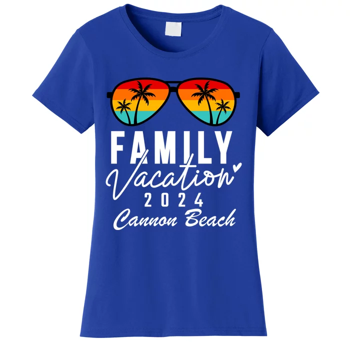 Cannon Beach Oregon Family Vacation 2024 Meaningful Gift Women's T-Shirt