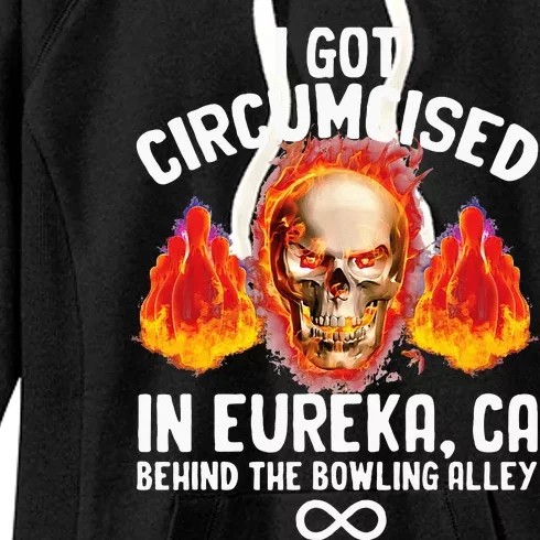 Circumcised Bowling Oddly Specific Humor Weird Women's Fleece Hoodie