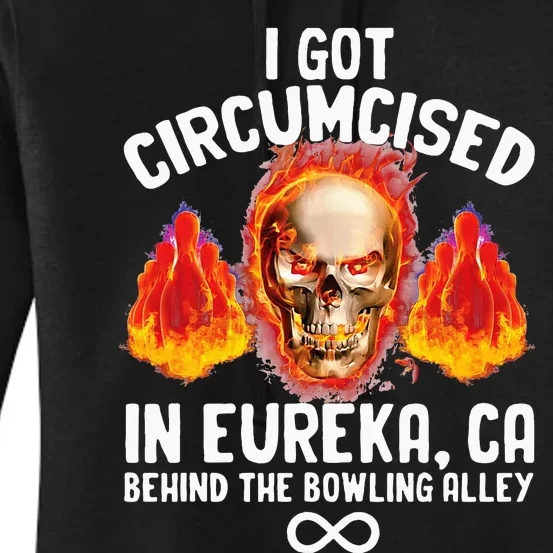 Circumcised Bowling Oddly Specific Humor Weird Women's Pullover Hoodie