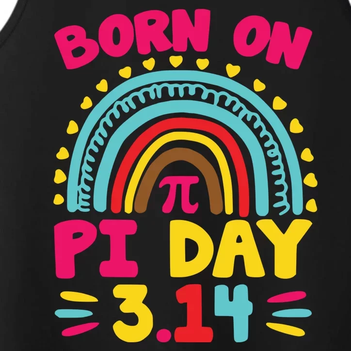 Cool Born On Pi Day Performance Tank