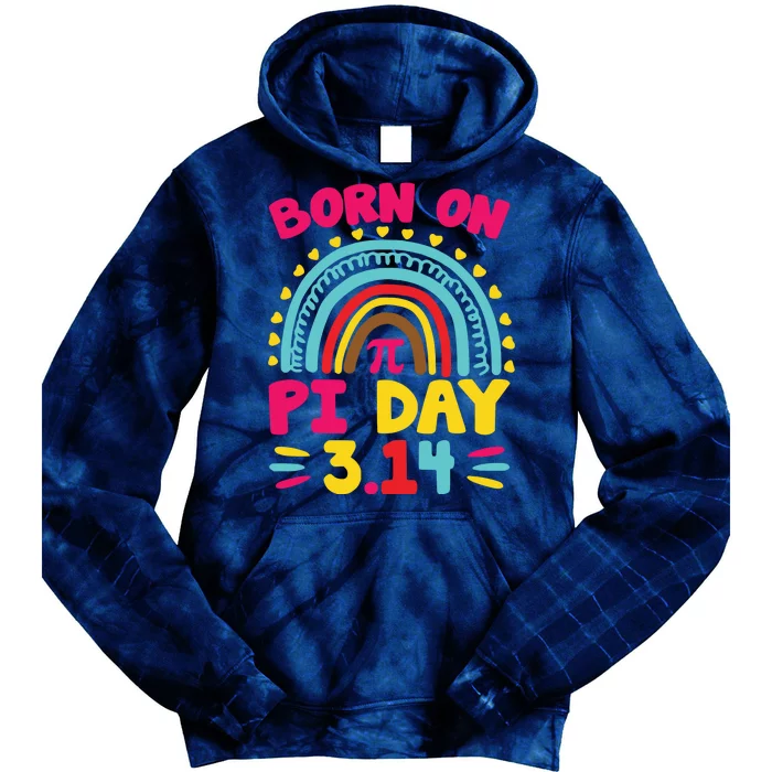 Cool Born On Pi Day Tie Dye Hoodie