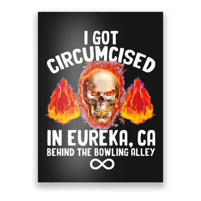 Circumcised Bowling Oddly Specific Humor Weird Poster