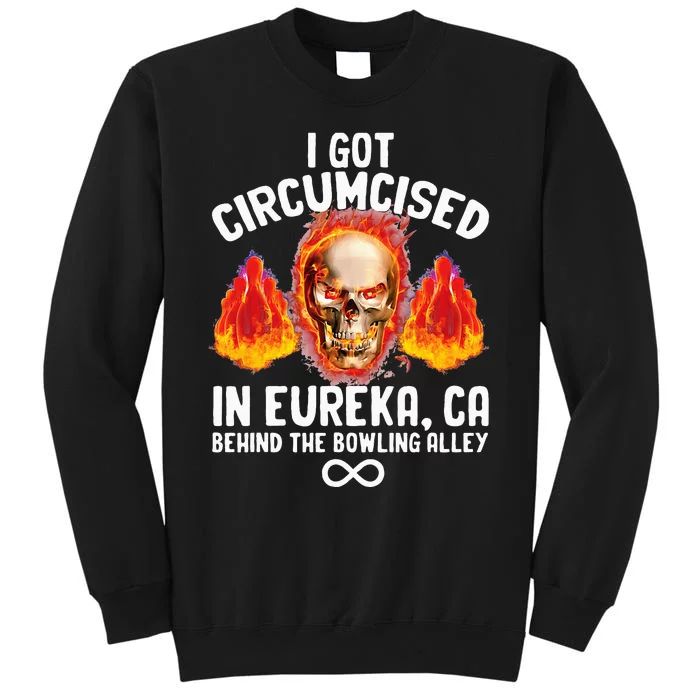 Circumcised Bowling Oddly Specific Humor Weird Tall Sweatshirt