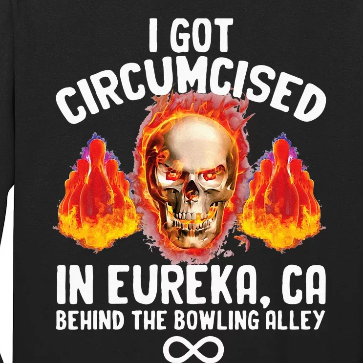 Circumcised Bowling Oddly Specific Humor Weird Funny Meme Long Sleeve Shirt