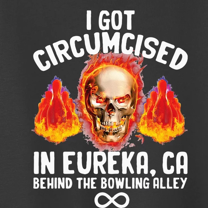 Circumcised Bowling Oddly Specific Humor Weird Funny Meme Toddler T-Shirt