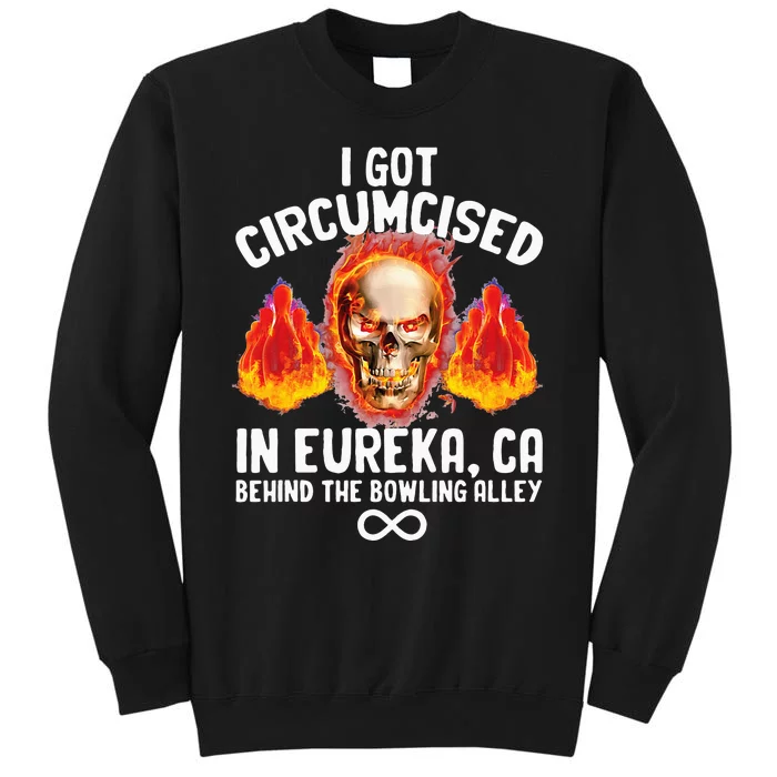 Circumcised Bowling Oddly Specific Humor Weird Funny Meme Tall Sweatshirt