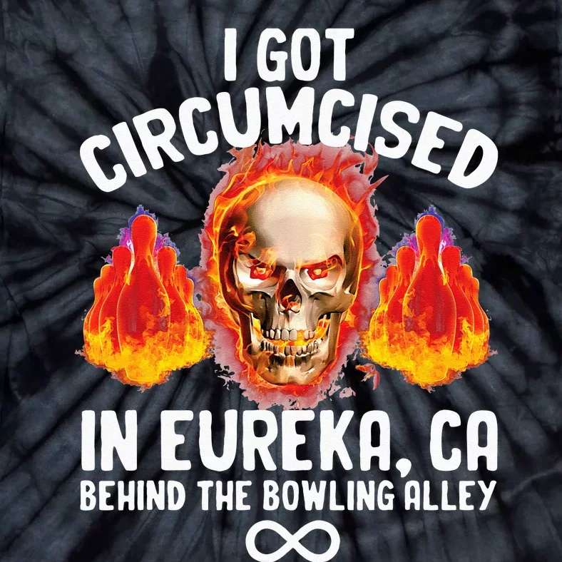 Circumcised Bowling Oddly Specific Humor Weird Funny Meme Tie-Dye T-Shirt