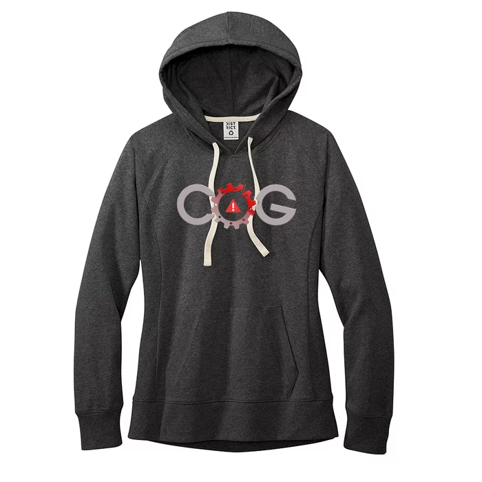 Cog Breaking Out Of The Machine Women's Fleece Hoodie