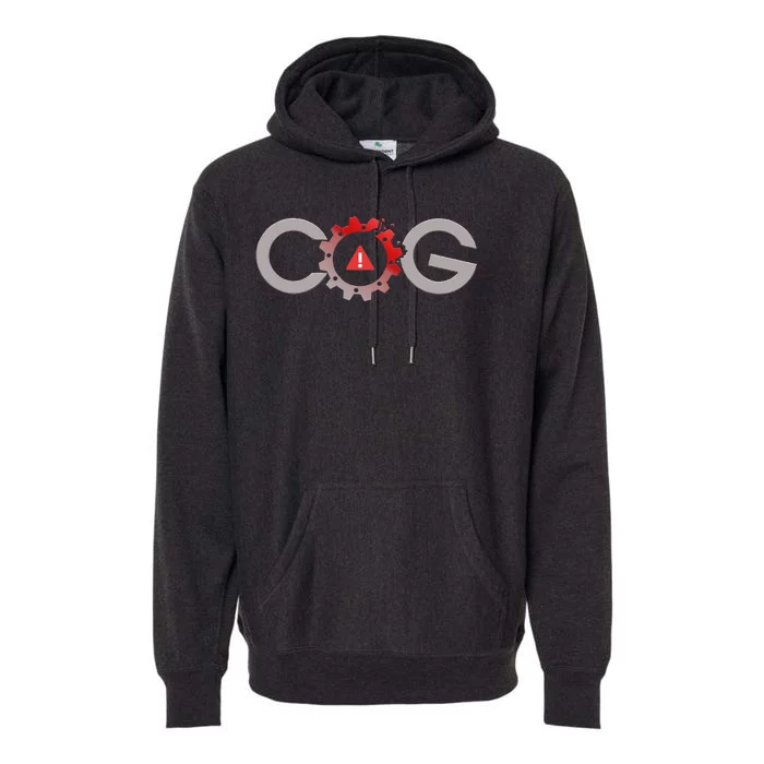 Cog Breaking Out Of The Machine Premium Hoodie