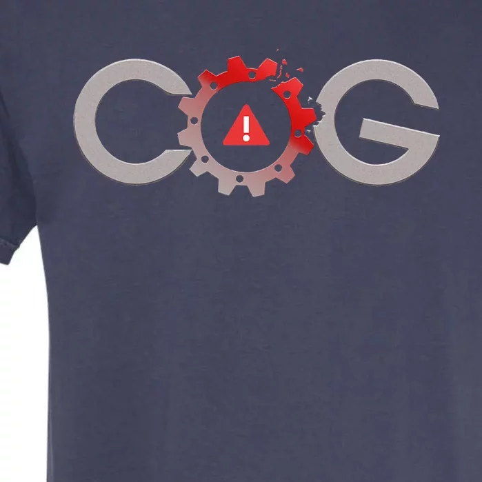 Cog Breaking Out Of The Machine Garment-Dyed Heavyweight T-Shirt