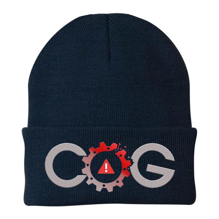 Cog Breaking Out Of The Machine Knit Cap Winter Beanie