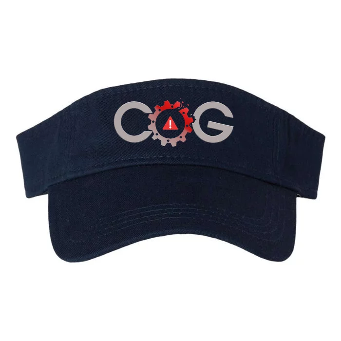 Cog Breaking Out Of The Machine Valucap Bio-Washed Visor