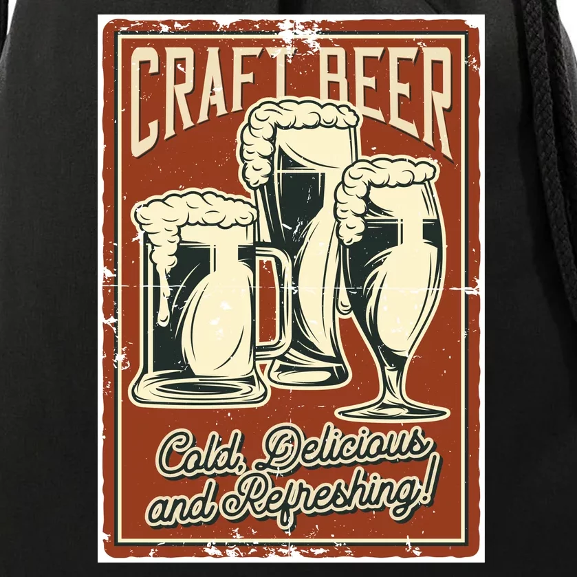 Craft Beer Old Delicious And Refreshing Drawstring Bag