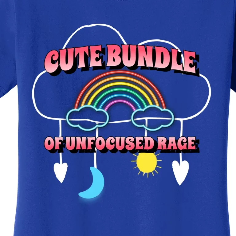 Cute Bundle Of Unfocused Rage Rainbow Pastel Goth Kawaii Cool Gift Women's T-Shirt