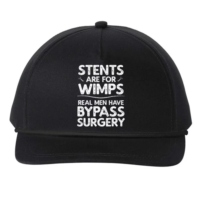 Cool Bypass Open Heart Surgery Snapback Five-Panel Rope Hat