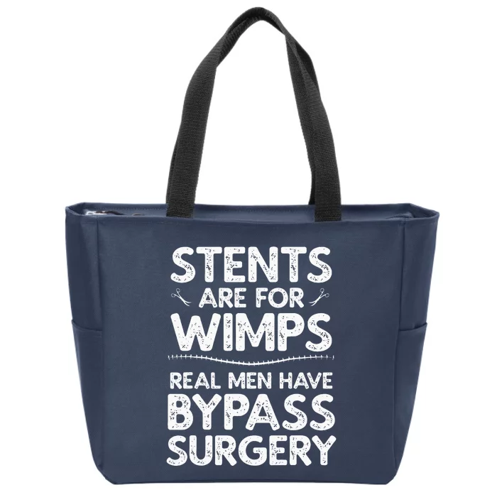 Cool Bypass Open Heart Surgery Zip Tote Bag