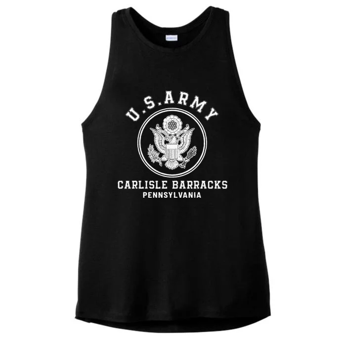 Carlisle Barracks Pennsylvania Army Base Ladies Tri-Blend Wicking Tank