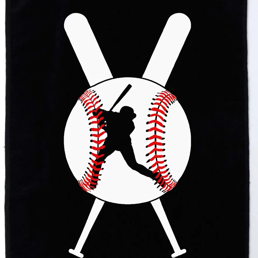 Cool Baseball Player Platinum Collection Golf Towel