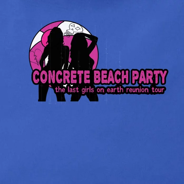 Concrete Beach Party Zip Tote Bag