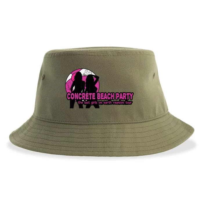 Concrete Beach Party Sustainable Bucket Hat