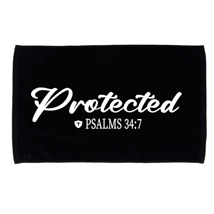 CHRISTIAN BIBLE PSALMS 347 PROTECTED FOR MEN & WOMEN VERSE Microfiber Hand Towel