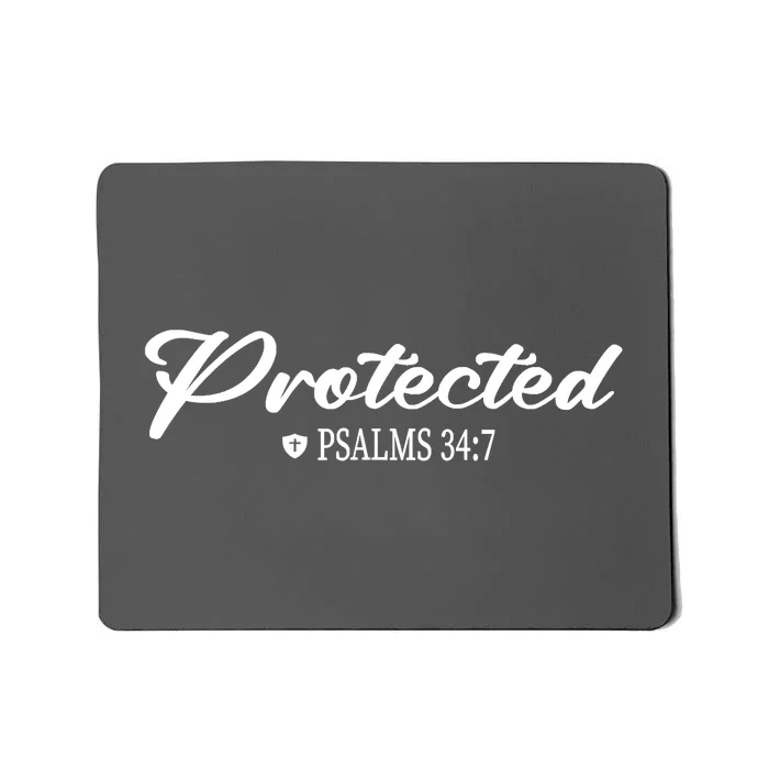 CHRISTIAN BIBLE PSALMS 347 PROTECTED FOR MEN & WOMEN VERSE Mousepad