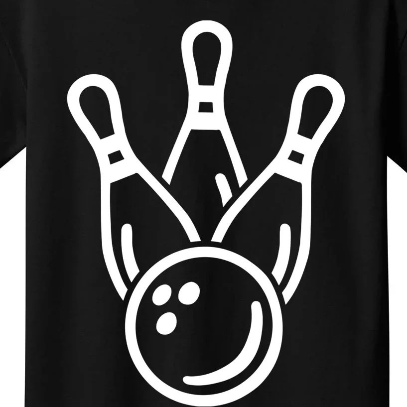 Crossed Bowling Pins And Ball Gift Kids T-Shirt