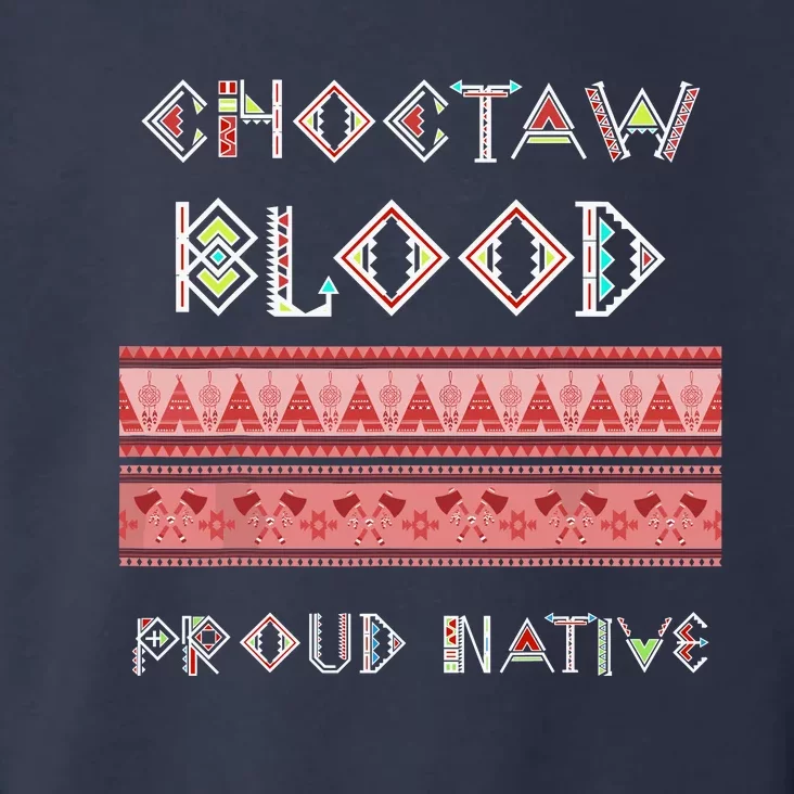 Choctaw Blood Proud Native American Toddler Hoodie