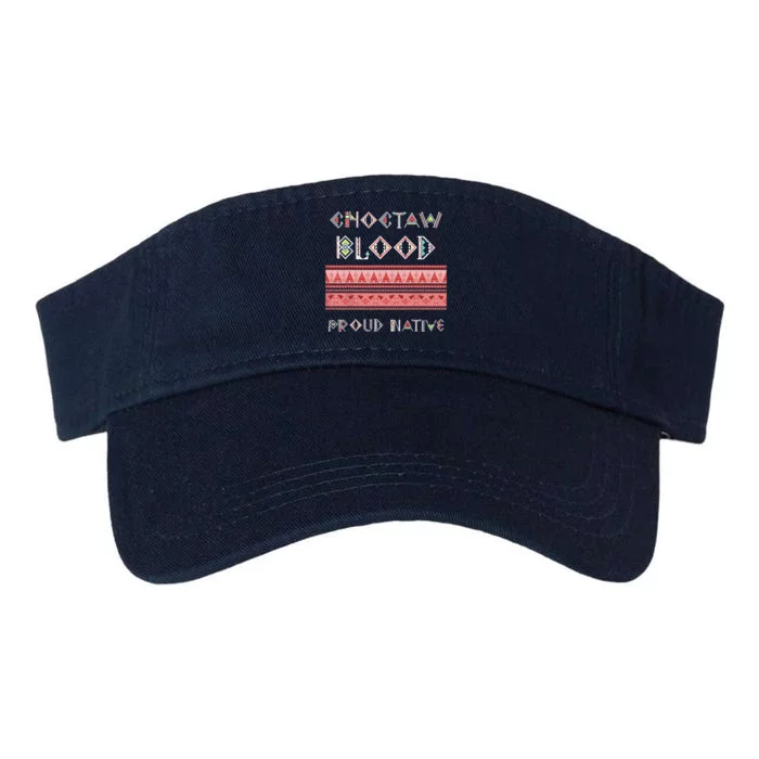 Choctaw Blood Proud Native American Valucap Bio-Washed Visor