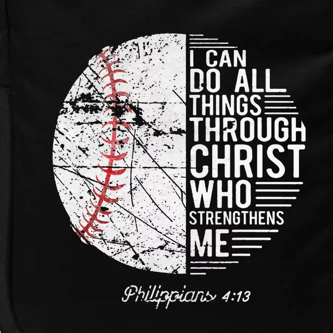 Christian Baseball Philippians Religious Gifts Impact Tech Backpack