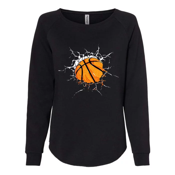 Cool Basketball Player Womens California Wash Sweatshirt