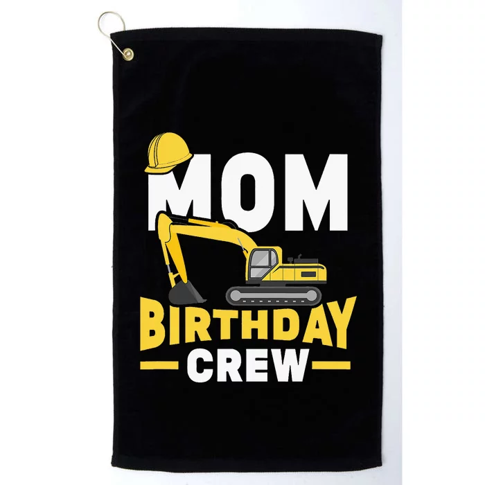 Construction Birthday Party Digger Mom Platinum Collection Golf Towel