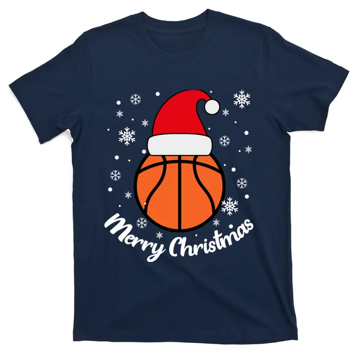 Christmas Basketball Pajamas Basketball Christmas T-Shirt