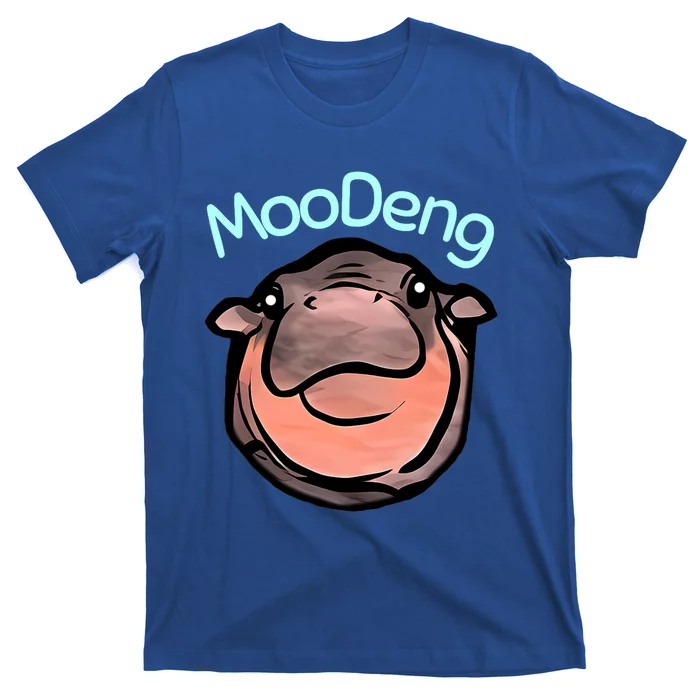 Cute Baby Pygmy Hippo Moodeng T-Shirt