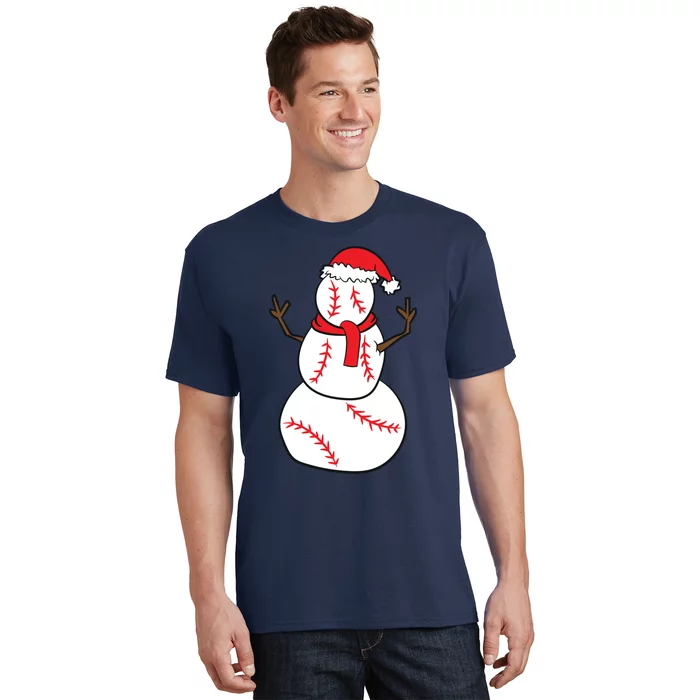 Christmas Baseball Player Gift Christmas Gift Baseball T-Shirt