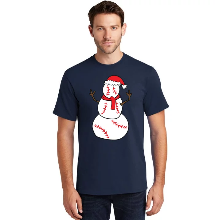 Christmas Baseball Player Gift Christmas Gift Baseball Tall T-Shirt