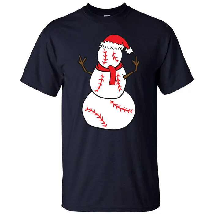 Christmas Baseball Player Gift Christmas Gift Baseball Tall T-Shirt