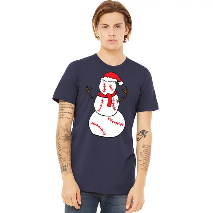 Christmas Baseball Player Gift Christmas Gift Baseball Premium T-Shirt