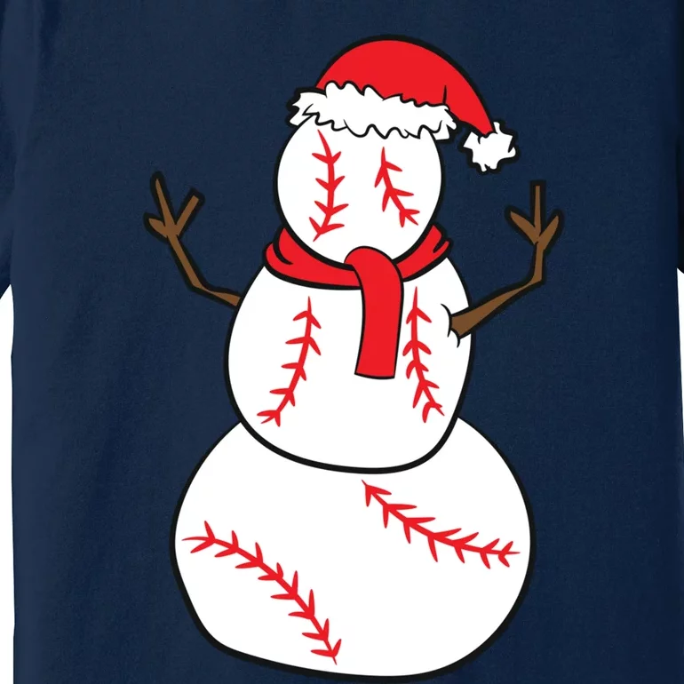 Christmas Baseball Player Gift Christmas Gift Baseball Premium T-Shirt