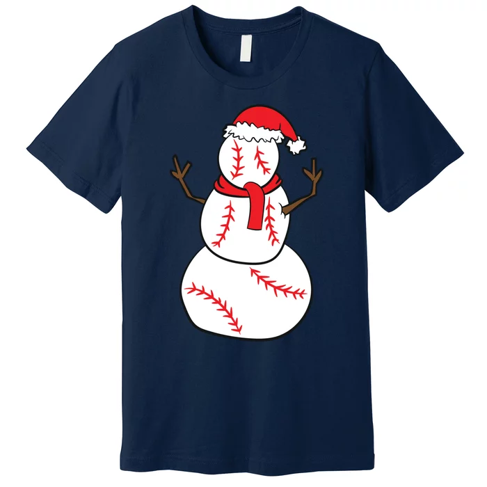 Christmas Baseball Player Gift Christmas Gift Baseball Premium T-Shirt